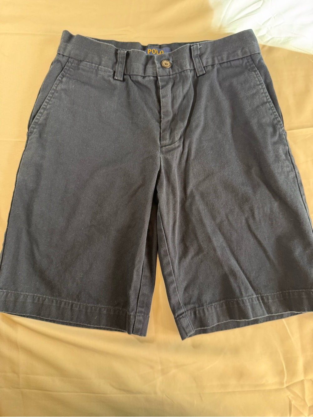 Polo by Ralph Lauren Boys Navy Blue Cotton Shorts
